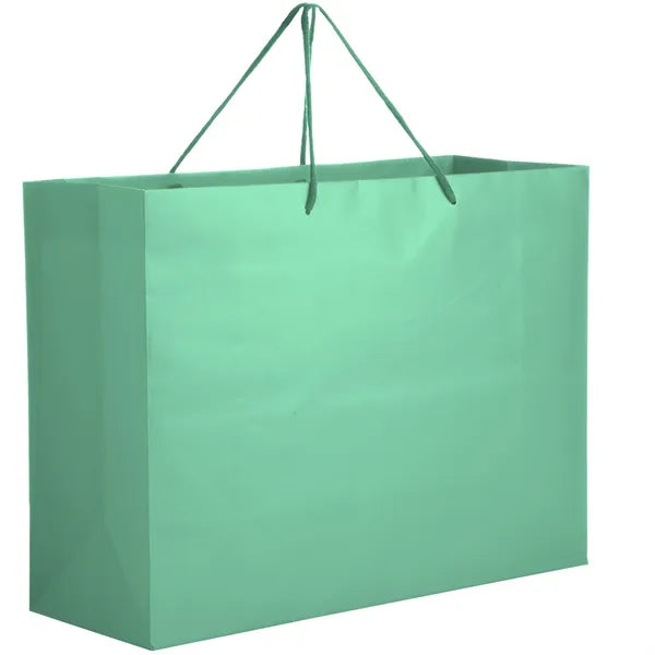 Matte Laminated Euro Tote Bag - Foil Stamp
