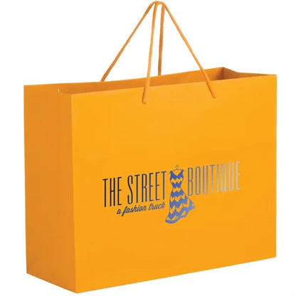 Matte Laminated Euro Tote Bag - Foil Stamp