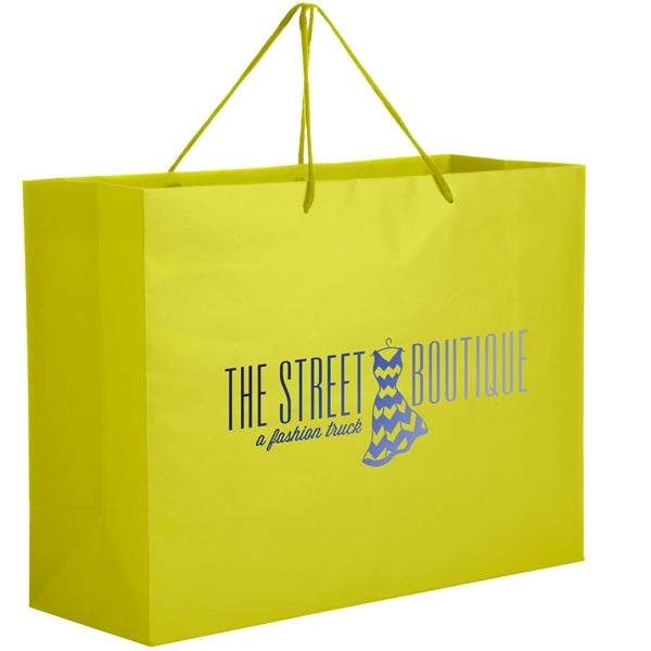 Matte Laminated Euro Tote Bag - Foil Stamp