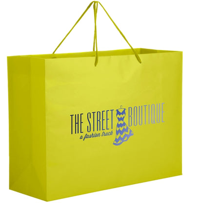 Matte Laminated Euro Tote Bag - Foil Stamp