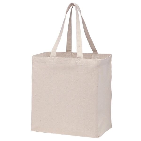 Recycled Cotton Canvas Grocery Bag - Full Color