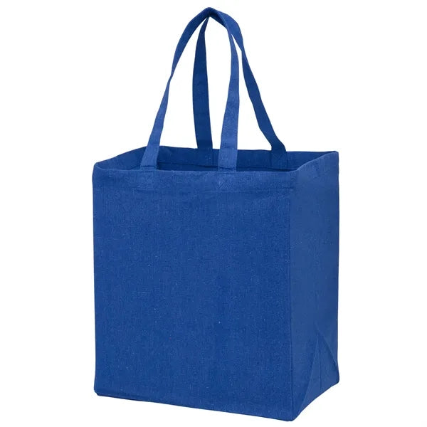 Recycled Cotton Canvas Grocery Bag - Full Color