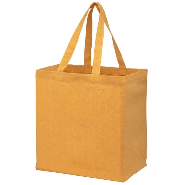 Recycled Cotton Canvas Grocery Bag - Full Color