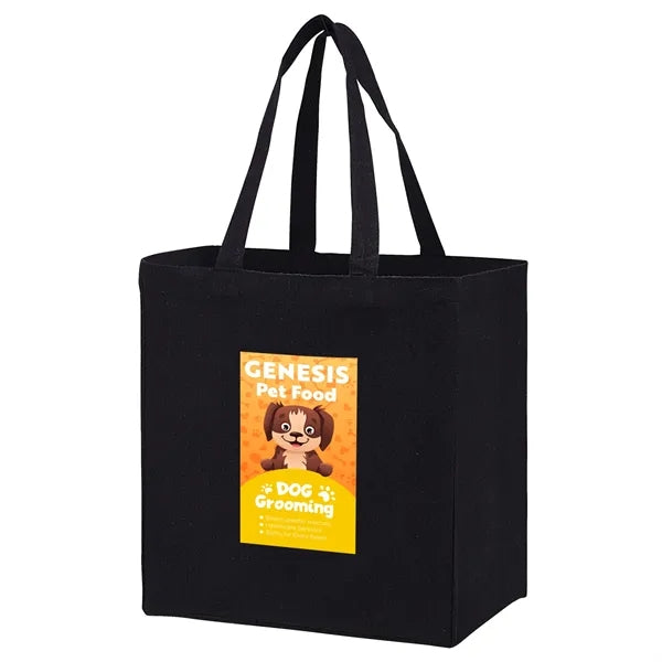 Recycled Cotton Canvas Grocery Bag - Full Color