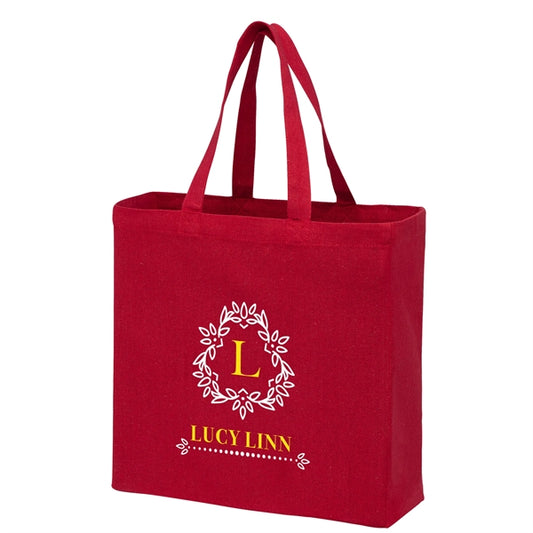 Recycled Cotton Canvas Tote Bag - Screen Print