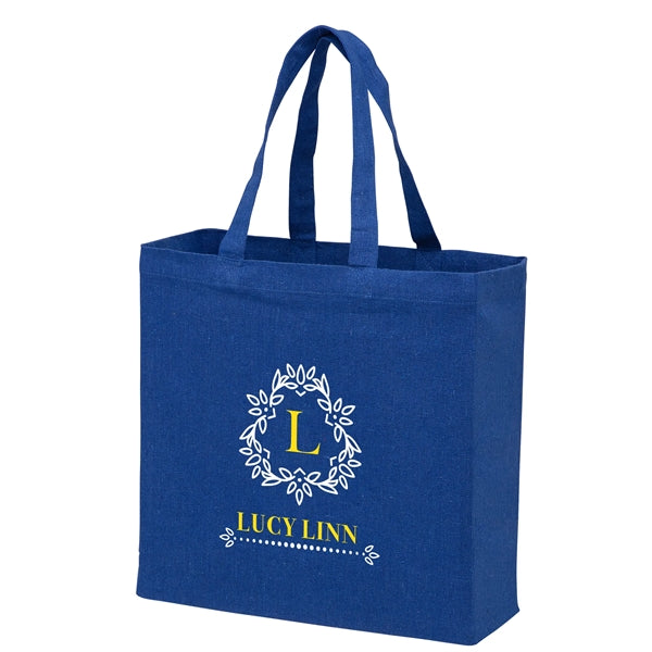 Recycled Cotton Canvas Tote Bag - Screen Print