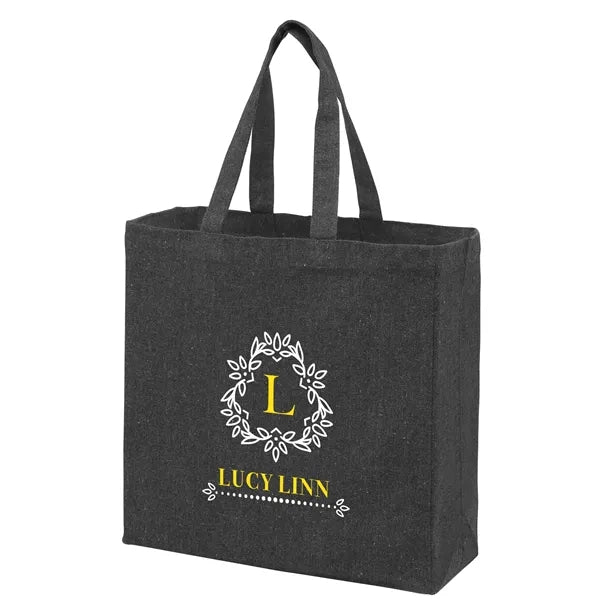 Recycled Cotton Canvas Tote Bag - Screen Print