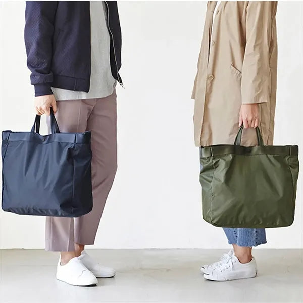 Nylon Lightweight Portable Shoulder Tote Bag Handbag