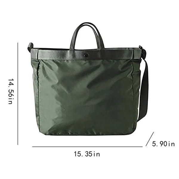 Nylon Lightweight Portable Shoulder Tote Bag Handbag