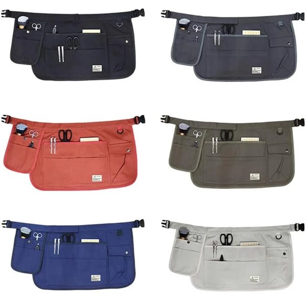 Waist Canvas Half Apron with Pockets