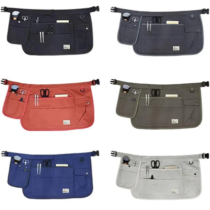 Waist Canvas Half Apron with Pockets