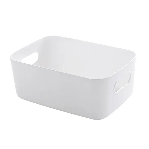 Plastic Open Storage Bins and Baskets with Handles