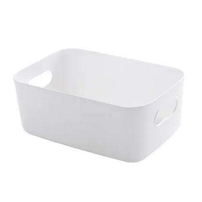 Plastic Open Storage Bins and Baskets with Handles