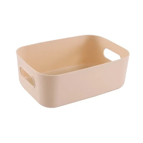 Plastic Open Storage Bins and Baskets with Handles