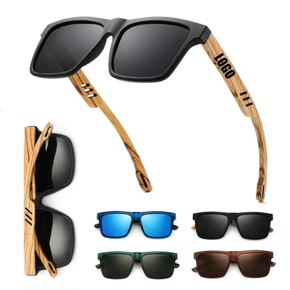 Custom Polarized Bamboo Wooden Sunglasses