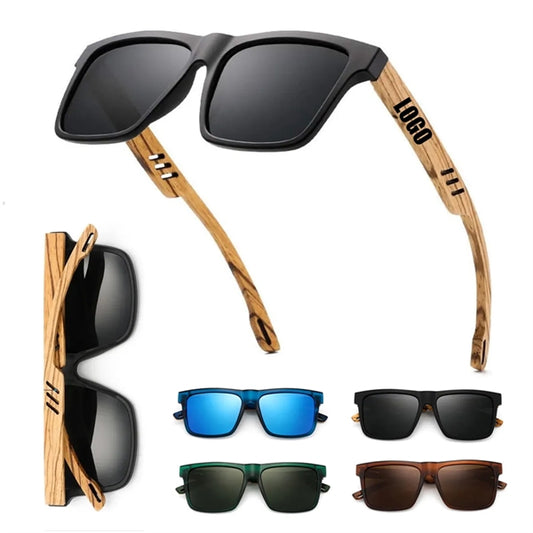 Custom Polarized Bamboo Wooden Sunglasses
