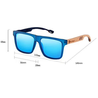 Custom Polarized Bamboo Wooden Sunglasses