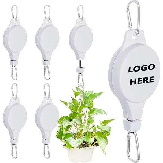 Retractable hanging plant Pulley hanger hook