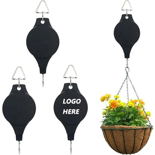 Garden Birds Plant Retractable Hanger Hooks