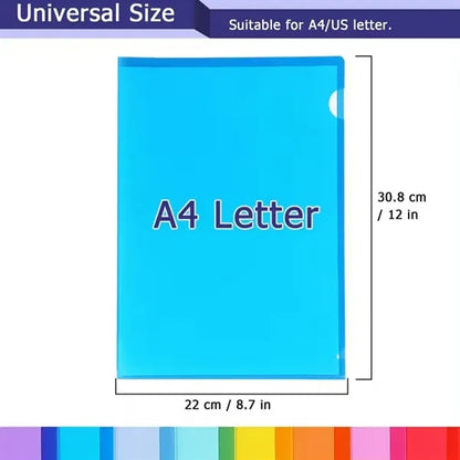 A4 Clear Plastic Folders Sleeves