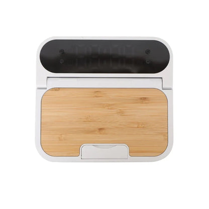 Snooze Clock With Alarm Wireless Charger