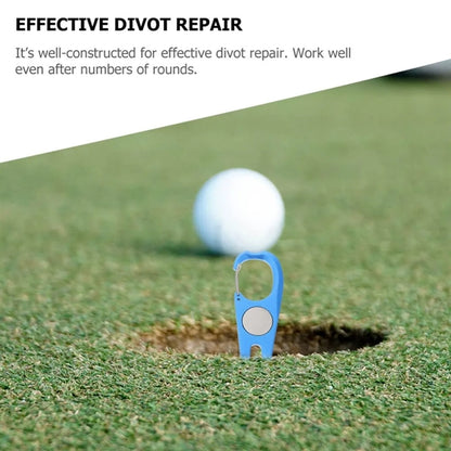 Aluminum Divot Repair Tool With Ball Marker