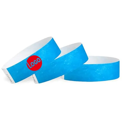 Waterproof Paper Wristbands Neon Wrist Bands
