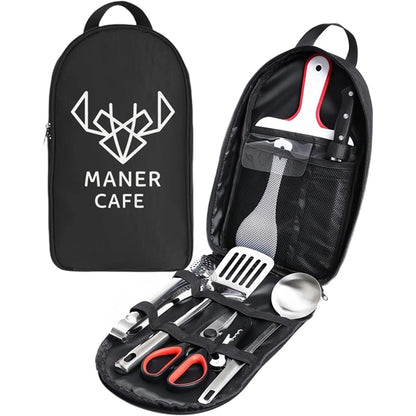 Backpacking Camping Cookware Kitchen Utensil Kit