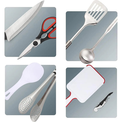 Backpacking Camping Cookware Kitchen Utensil Kit
