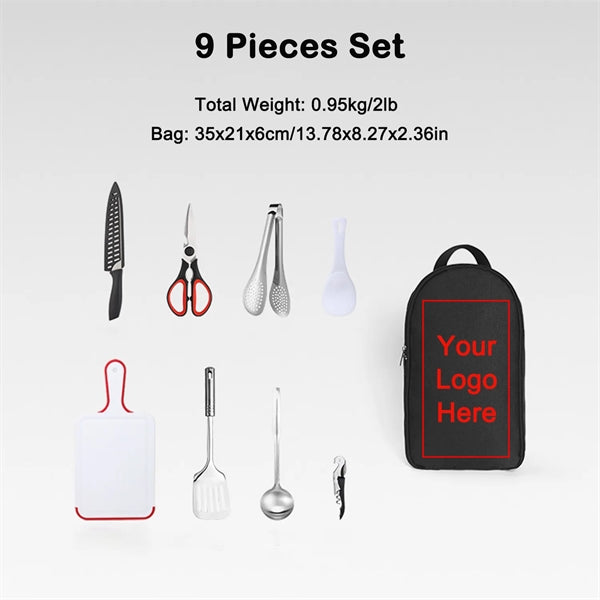 Backpacking Camping Cookware Kitchen Utensil Kit
