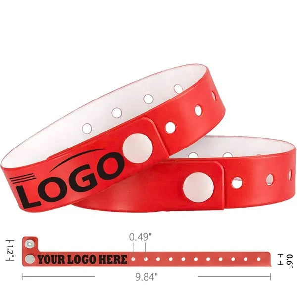 PVC Plastic Wristbands for Events