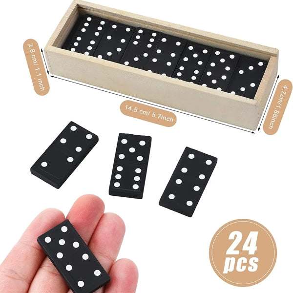Wooden Dominoes Set