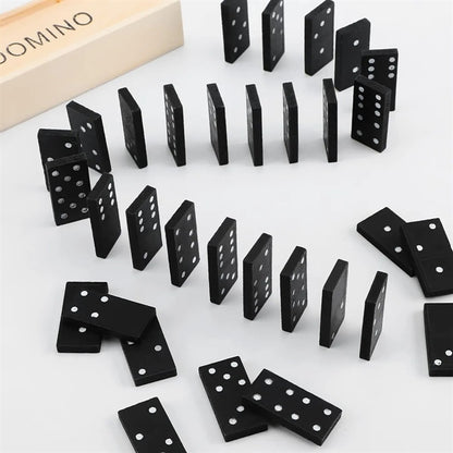Wooden Dominoes Set