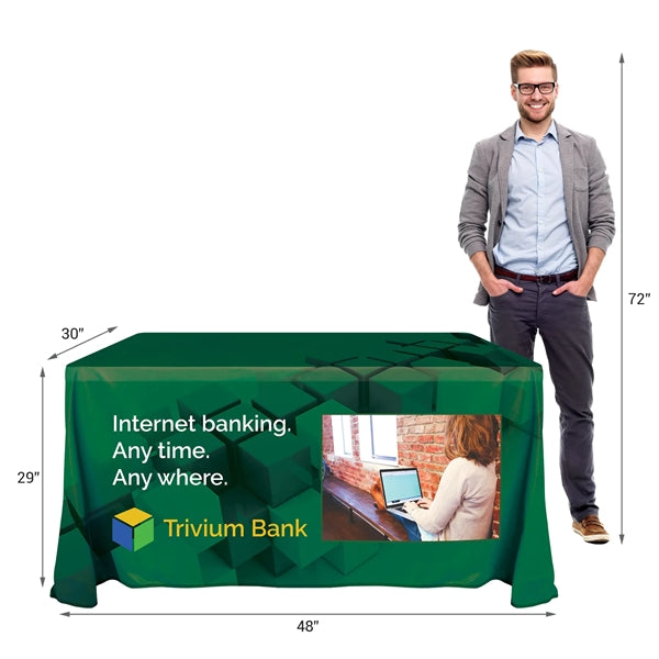 4' Recycled KP Throw Style Table Cover