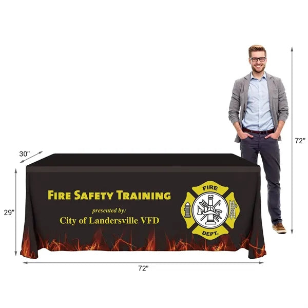 6' Recycled KP Throw Style Table Cover