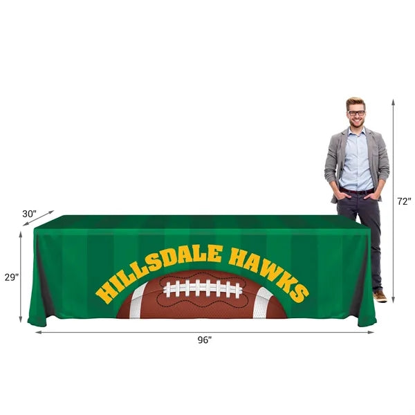 8' Recycled KP Throw Style Table Cover