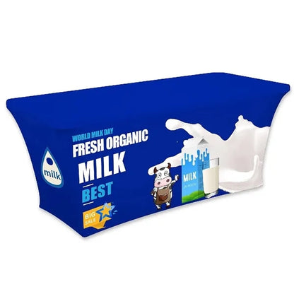 6' STANDARD STRETCH TABLE COVER (FULL COLOR DYE SUBLIMATION)