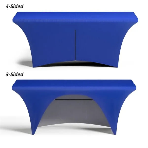 6' STANDARD STRETCH TABLE COVER (FULL COLOR DYE SUBLIMATION)