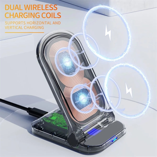 Folding Wireless Fast Charging Stand 15w