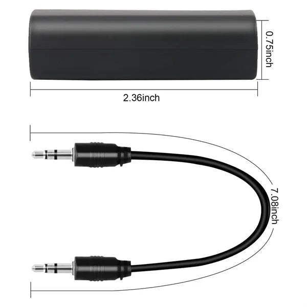 Ground Loop Noise Isolator With 3.5mm Audio Cable