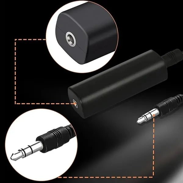Ground Loop Noise Isolator With 3.5mm Audio Cable