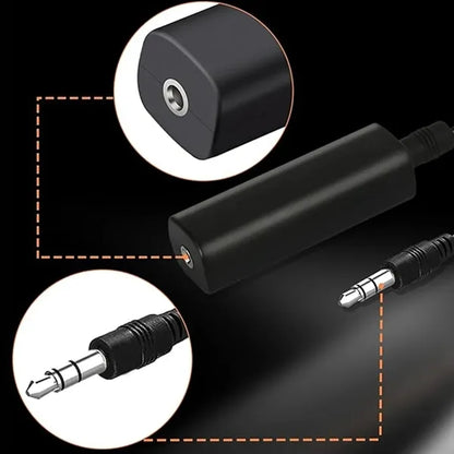 Ground Loop Noise Isolator With 3.5mm Audio Cable