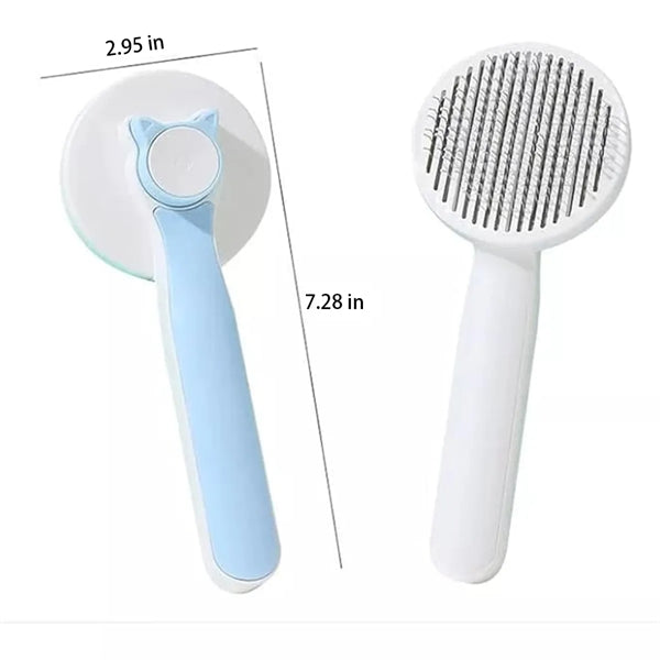 Steel Needle Round Head Hair Removal Comb For Cats And Dogs