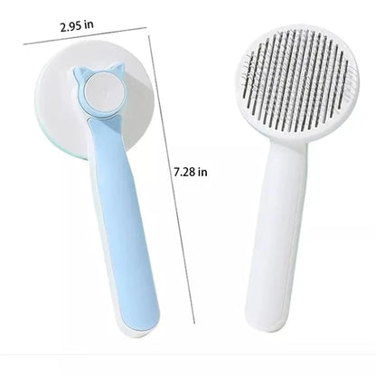 Steel Needle Round Head Hair Removal Comb For Cats And Dogs