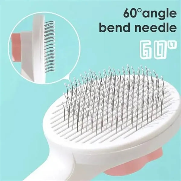 Steel Needle Round Head Hair Removal Comb For Cats And Dogs