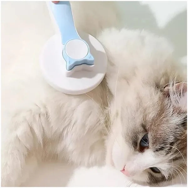Steel Needle Round Head Hair Removal Comb For Cats And Dogs