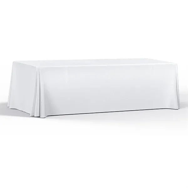 8' PREMIUM DRAPED STANDARD TABLE COVER (DYE SUBLIMATION)