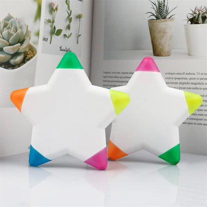 Multicolor Star Shape Highlighter Pen