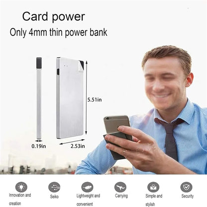 Slim 4500 Mah Power Bank Charger