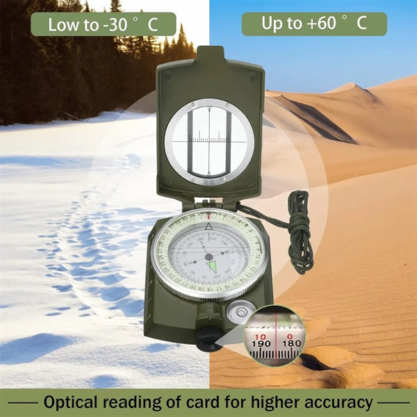 Military Lensatic Sighting Compass
